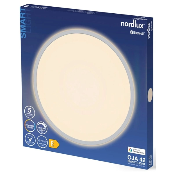 Plafon LED Oja 2015136101 Nordlux 20W 2700-6000K sterowany aplikacją biały