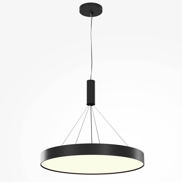 Okrągła lampa sufitowa Zon C032CL-90W3K-RD-B Maytoni LED 90W 3000K czarna