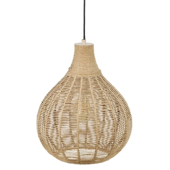 Salonowa lampa wisząca JANNE 366790136 pleciona japandi beżowa