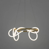 Wisząca lampa designerska Serpiente LED 32W nad stół złota
