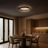 Pierścieniowa sufitowa lampa Luna ML1843 LED 18W 4000K ring czarny