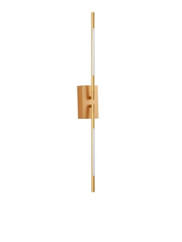 Minimalistyczna lampa ścienna Bell do holu LED 9,2W 3000K złota