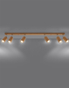 Drewniana lampa sufitowa SL.1032 ekologiczny spot do salonu