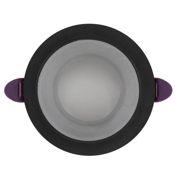 Wpustowa lampa Jet 6920 do przedpokoju oczko metalowa czarna