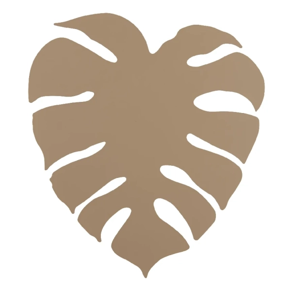 Dekoracyjna ścienna lampa Monstera Sabia 10626 liść monster beżowy