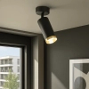Minimalistyczna lampa sufitowa Mica Spot ML2094 cylindryczna czarny