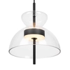 Zwieszana lampa Bangkok MOD185PL-L6B3K2 LED 12W 3000K czarny przezroczysty