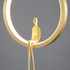 Designerska lampa wisząca Amici ST-D7774 gold 7W 3000K do salonu okrąg złota