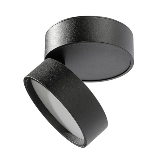 Sufitowa lampa kierunkowa Mona LED 12W czarny spot do holu