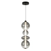Wisząca lampa nad stół DAPHNE ML0347 LED 36W 3000K przydymiona czarna