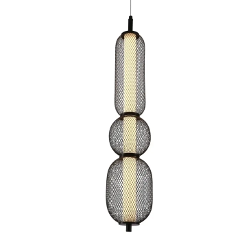 Podłużna lampa wisząca Puma 33-35363 LED 15W 3000K do salonu czarna
