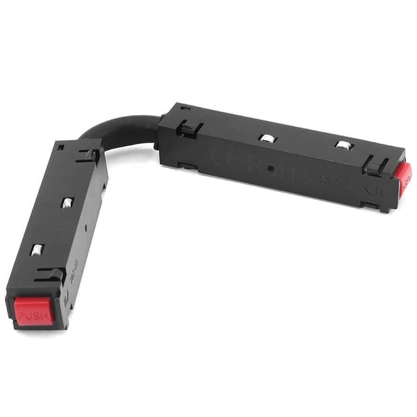 Łącznik prosty do szyn magnetycznych 467 Domeno LED metalowy czarny