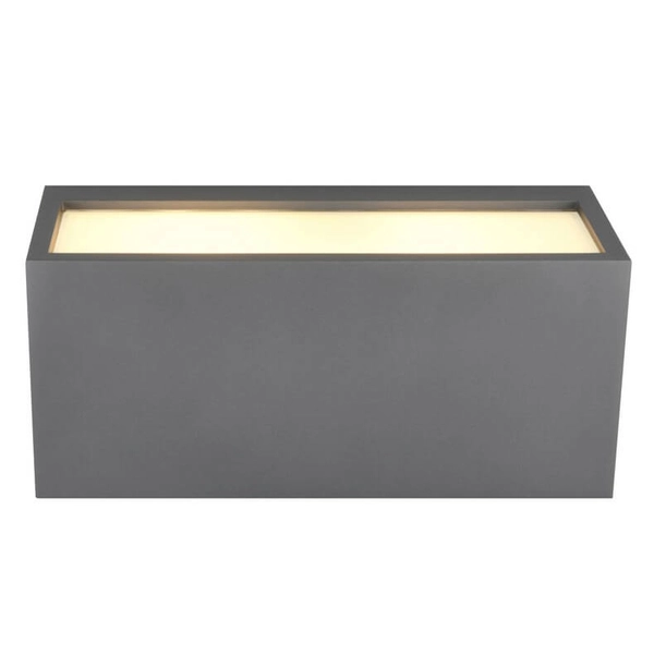 Kinkiet ścienny Mayenne 218560242 Trio IP44 do altan na zewnątrz antracyt