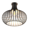 Sufitowa druciana lampa Mateo 63370111X do salonu czarna