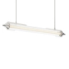 Lampa wisząca Espada QN-ESPADA-LP-PC LED 38W 3000K tuba szklana srebrny