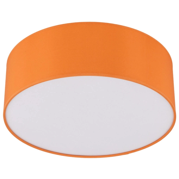 Okrągła lampa nasufitowa Nicola 10153 owalna biała pomarańczowa