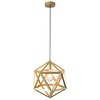 Druciana LAMPA wisząca DENMARK 318848 Polux metalowa klatka zwis gwiazda złota
