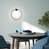 Ścienna lampa jadalniana Circle wall MSE010100378 Moosee LED 13W 3000K okrąg czarna