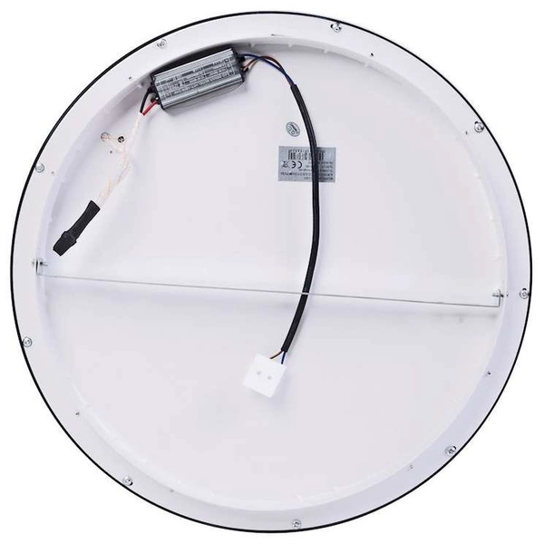 LAMPA sufitowa OHIO BLACK ML3832 Milagro metalowa OPRAWA okrągła LED 24W 4000K plafon czarny biały