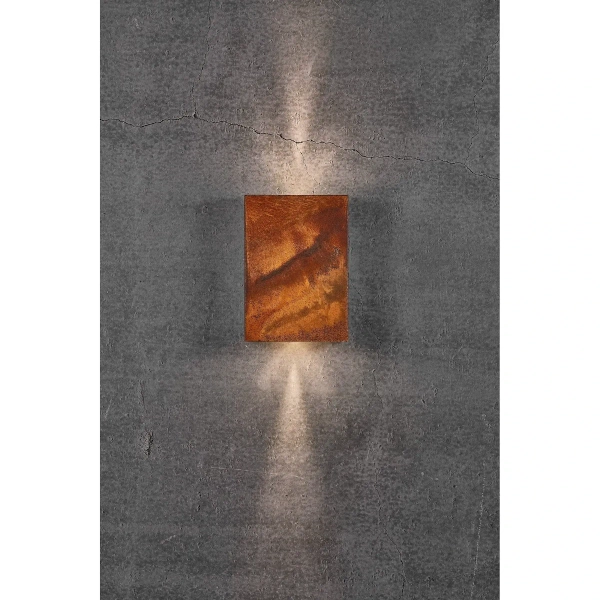 Przyścienna lampa zewnętrzna Fold 2019051038 LED 10,4W 3000K IP54 rdzawy