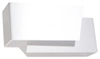 Kinkiet LAMPA ścienna SL.0394 geometryczna OPRAWA metalowa biała