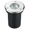 Zewnętrzna LAMPA najazdowa GAWRA 03246 Ideus gruntowa OPRAWA okrągła LED 3W 4000K wpust outdoor IP67 satyna