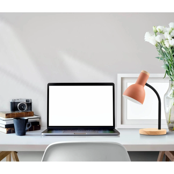 Metalowa lampka biurkowa Senza TB-37263-OG Italux pomarańczowy