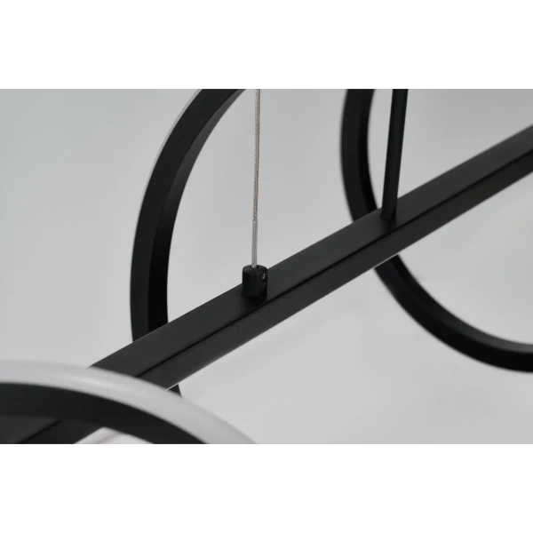 Spiralna lampa wisząca MEMPHIS AZ6815 LED 55W 3000K czarna