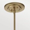 Metalowa lampa wisząca Fusion FE-FUSION-P-L-PNBR Feiss do jadalni mosiądz