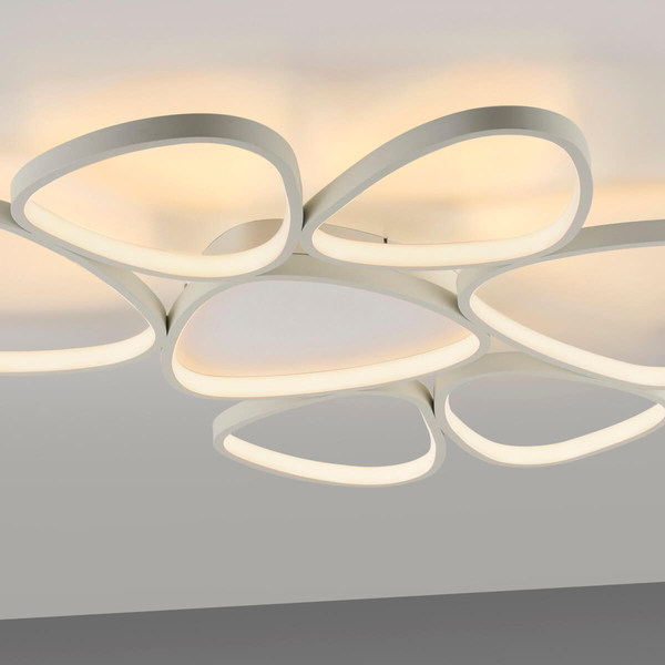 Lampa nasufitowa Pebbles 14046-16 Just Light LED 54W 3000K kamyki biała