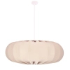 Skandynawska wisząca lampa nad stół 31-39231 regulowany tkanina beżowy