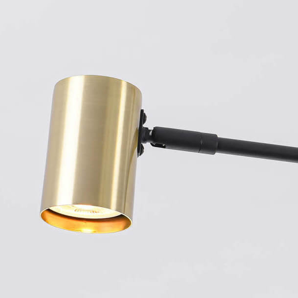 Złoty żyrandol lampa SNOW LP-731/6P GD Light Prestige salonowy metal tuba sticks