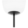 Szklana wisząca lampa Epli Mini EM0122P0 do sypialni biała czarna