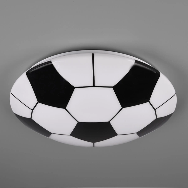 Plafon do do pokoju dziecięcego Kloppi R62941101 LED 12W 3000K czarna biała