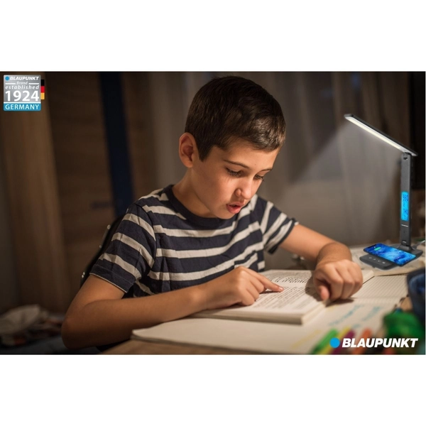 Lampka biurkowa Blaupunkt LBW6PRO LED 6W 3000K-6000K LCD stojąca biała