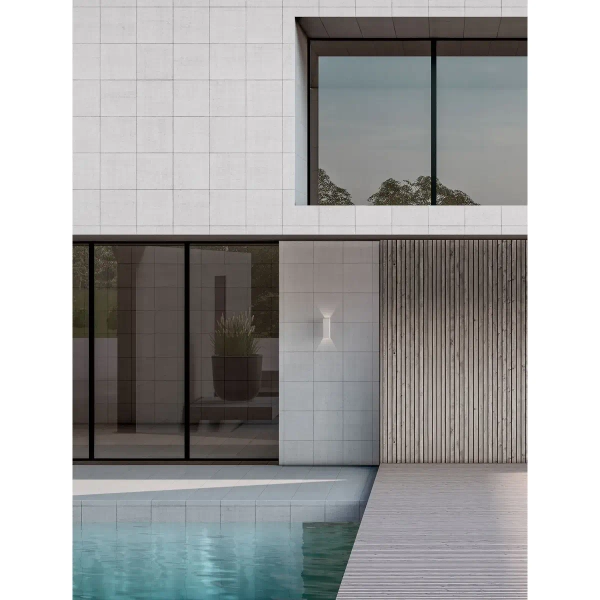 Ogrodowa lampa ścienna góra-dół ISOVIRA LE75226 LED 4W 3000K IP54 biała