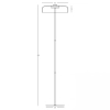 Szklana podłogowa lampa 23055 LED 15W 3000K stojąca czarny