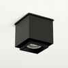 Downlight LAMPA plafon KAZO 1107 Shilo natynkowa OPRAWA reflektorowa do łazienki kostka cube czarna