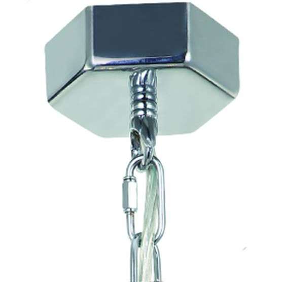LAMPA wisząca Candi S Orlicki Design metalowa OPRAWA zwis pierścienie rings kula ball chrom