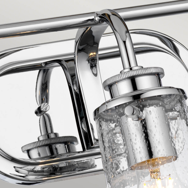 Ścienna lampa metalowa Braelyn QN-BRAELYN3-PC Quintiesse podłużne IP44 chrom