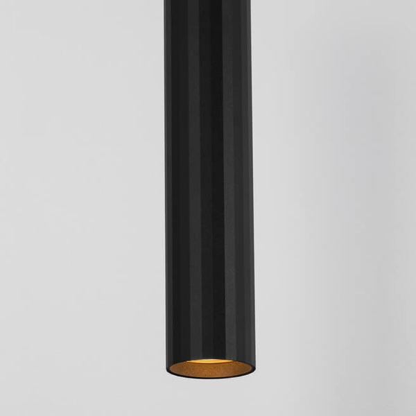 Wisząca lampa nad wyspę NAZCA LE44347 podłużna zwis czarna