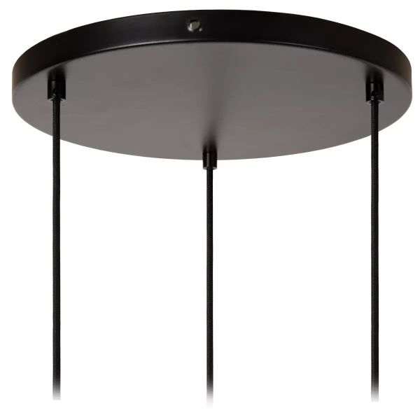 Potrójna lampa wisząca MONSARAZ 45493/03/33 Lucide zielony bursztynowy