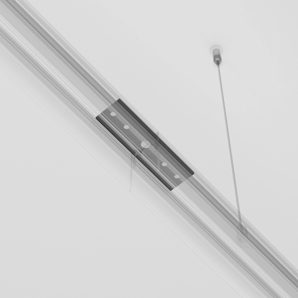 Łącznik prosty do szyn magnetycznych Exility TRA034C-21B czarny