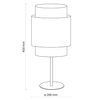 Ażurowa lampka nocna Boho 5567 TK Lighting ratanowa czarna słomkowa