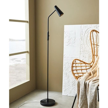 Podłogowa lampa salonowa Crest 108206 stojąca reflektorek czarny