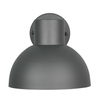 Kopułowa lampa ścienna ELBE 262360142 metalowa IP44 antracyt