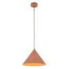 Minimalistyczna wisząca lampa Cono 6632 stożkowa pomarańczowy