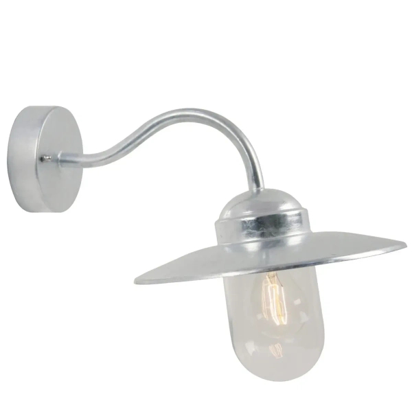Ścienna lampa zewnętrzna Luxembourg 22671031 IP54 na elewacje srebrny
