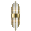 Kryształowy kinkiet Draco ST-88003W-M gold Step do salonu złoty
