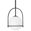 Nowoczesna lampa wisząca QN-SOMERSET-P-O-BK kula czarna